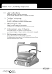 Robot Pool Cleaner by Maytronics EN FR DEU User Instructions