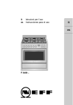 it Istruzioni per l`uso es Instrucciones para el uso F 3430 ..