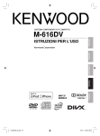 m-616dv istruzioni per l`uso