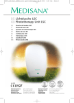 DE Lichtdusche LSC GB Phototherapy Unit LSC