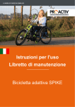Istruzioni per l`uso Bicicletta adattiva Spike