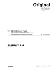 Istruzioni per l`uso ALPINHIT 4.4