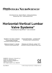 Horizontal-Vertical Lumbar Valve Systems*