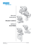 Manuale d`istruzione Attuatori elettrici SIPOS 5 ECOTRON