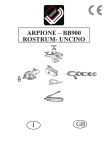 I GB ARPIONE – BB900 ROSTRUM- UNCINO