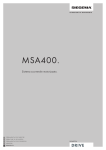 MSA400. - Siegenia