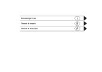 Istruzioni per l´uso Manual de usuario Manual de instruções