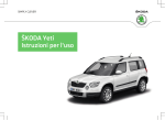 ŠKODA Yeti Istruzioni per l`uso