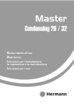 Master Condensing - e l`uso rev.8 Manuali H
