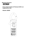 Manuale d`Istruzioni Pinza Amperometrica di Potenza AC/DC con