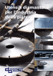 Utensili diamantati per l`industria della pietra