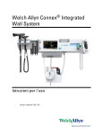 Welch Allyn Connex® Integrated Wall System Istruzioni per l`uso