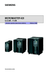 MICROMASTER 420 - Service, Support