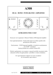 dual mono integrated amplifier istruzioni per l`uso