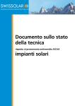 Documento sullo stato della tecnica impianti solari