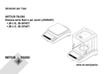 Istruzioni per l`uso, Bilancia serie Gold e per carati (JEWELRY), JB