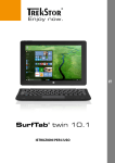 SurfTab® twin 10.1