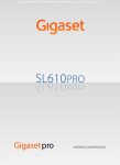 gigaset dect sl 610 hpro