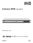 Istruzioni per l`uso Lettore DVD MD 42072