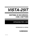 SISTEMA DI SICUREZZA CON 3 SETTORI