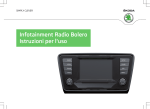 Infotainment Radio Bolero Istruzioni per l`uso