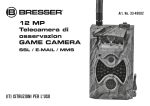 12 MP Telecamera di osservazion GAME CAMERA (IT) IsTruzIoNI