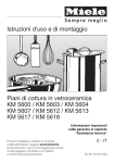 Istruzioni d`uso e di montaggio Piani di cottura in