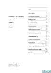 Ethernet & IEC 61850 Start Up