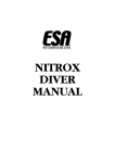 nitrox esa manuale italiano