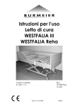 Istruzioni per l`uso Letto di cura WESTFALIA III WESTFALIA Reha