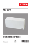 KLF 100 Istruzioni per l`uso