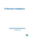 Guida all`implementazione di CA Business Intelligence