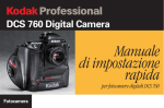DCS 760 Digital Camera Manuale di impostazione rapida per
