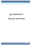 Ego Notebook PC Manuale dell`Utente
