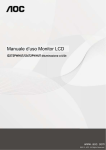 Manuale d`uso Monitor LCD