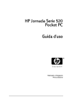 HP Jornada Serie 520 Pocket PC Guida d`uso
