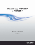 Pannelli LCG FHD651-P e FHD651-T