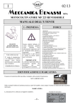 Manuale del prodotto - Meccanica Benassi Spa