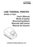 LINE THERMAL PRINTER