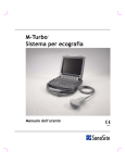 M-Turbo Sistema per ecografia Manuale dell`utente