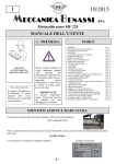 Manuale del prodotto - Meccanica Benassi Spa