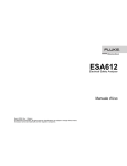 Manuale d`uso ESA612