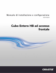 Cubo Entero HB ad accesso frontale Manuale di