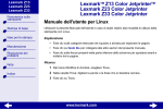 Guida per l`utente per Linux