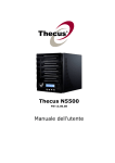 Thecus N5500 Manuale dell`utente