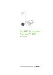 SMART Document Camera 450 user`s guide