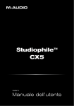 Studiophile™ CX5 | Manuale dell`utente - M