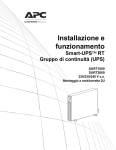Installazione e funzionamento Smart-UPSΤΜ RT Gruppo