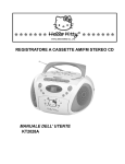 registratore a cassette am/fm stereo cd manuale dell` utente kt2028a