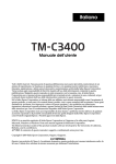 Manuale TM-C3400 ITA